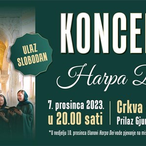 Koncert vokalnog sastava "Harpa Dei" u crkvi sv. Blaža